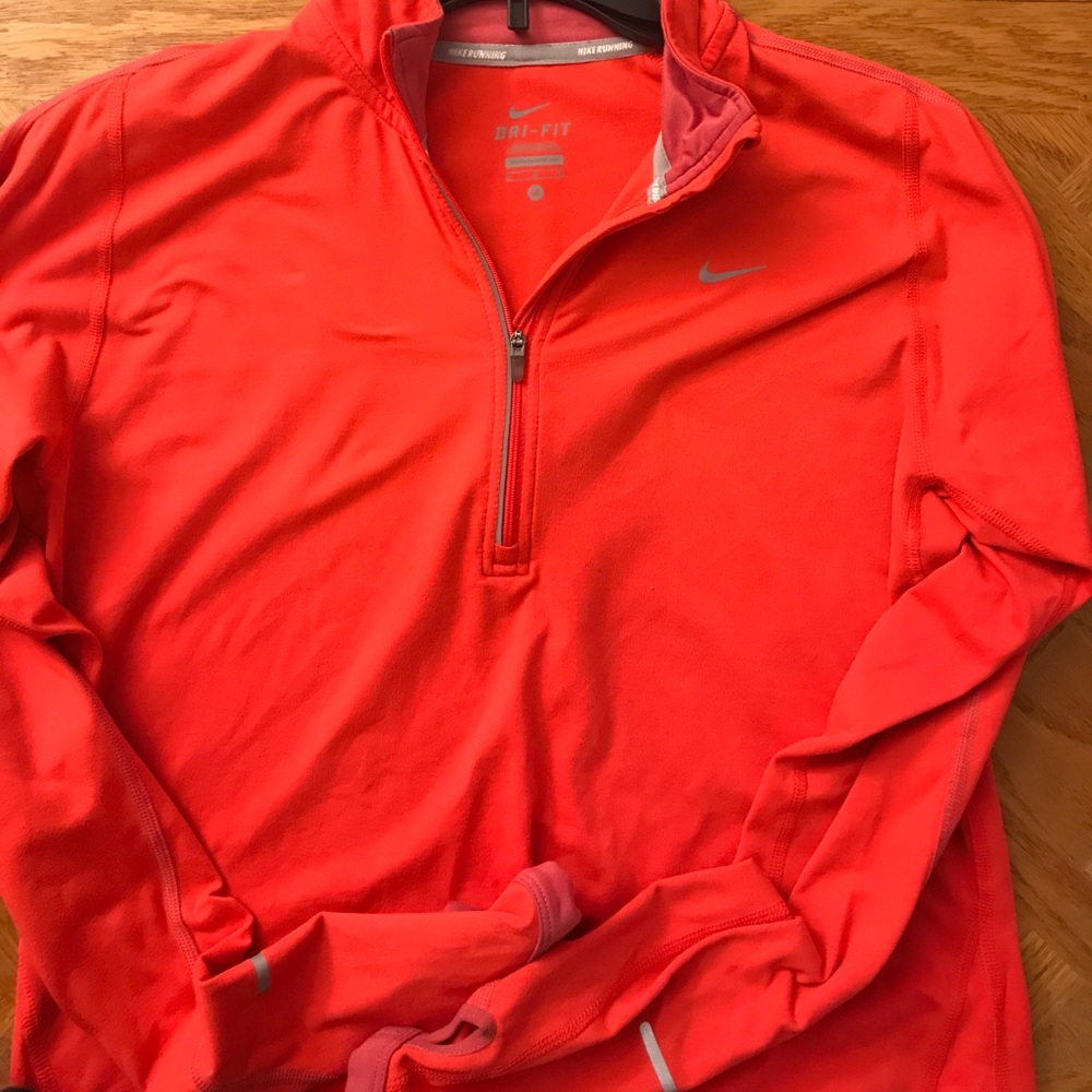 NIKE running dry fit quarter zip size medium.
